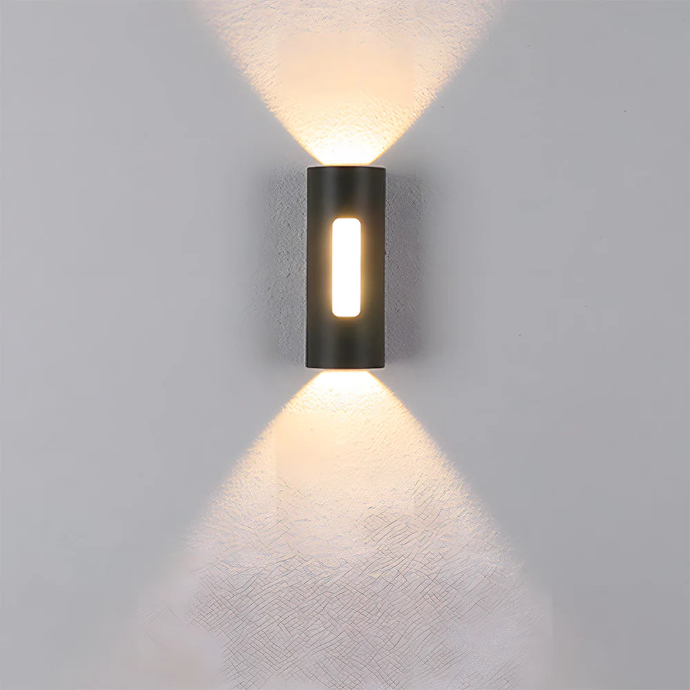 Modern Cylindrical Double Head Ip65 Outdoor Led Wall Light