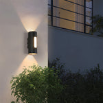 Modern Cylindrical Double Head Ip65 Outdoor Led Wall Light