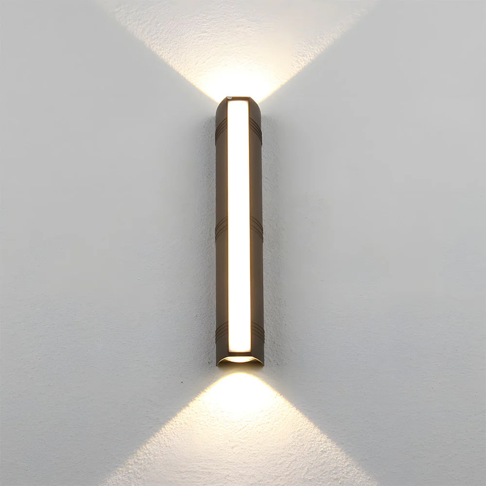 Modern Waterproof Black Outdoor Led Wall Light