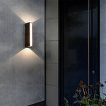 Modern Waterproof Black Outdoor Led Wall Light