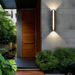 Modern Waterproof Black Outdoor Led Wall Light