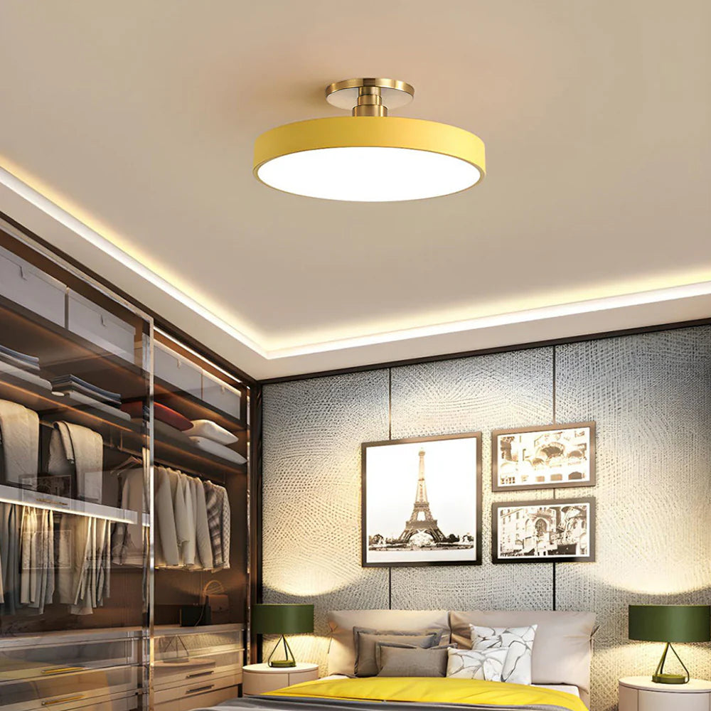 Nordic Round Flush Mount Ceiling Light