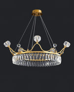 Modern Crown Crystal Pendant Light