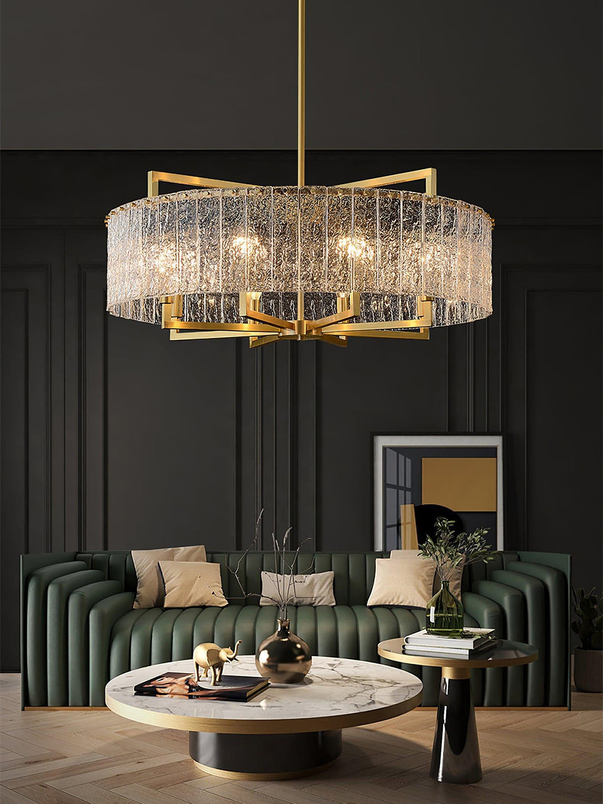 modern-drum-chandelier