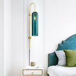 Modern Glass Plug In Wall Lamp