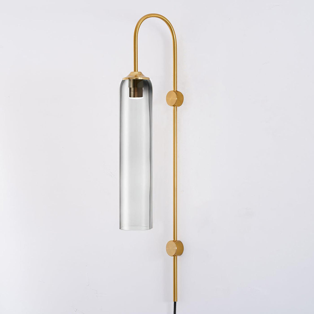 Modern Glass Plug In Wall Lamp