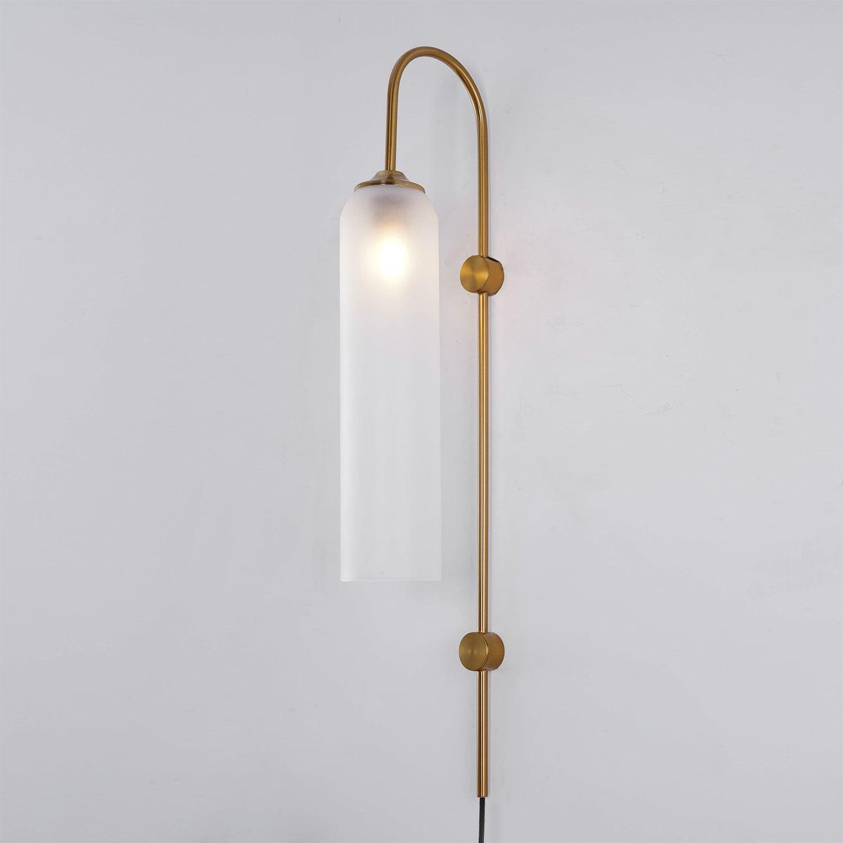 Modern Glass Plug In Wall Lamp