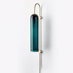 Modern Glass Plug In Wall Lamp