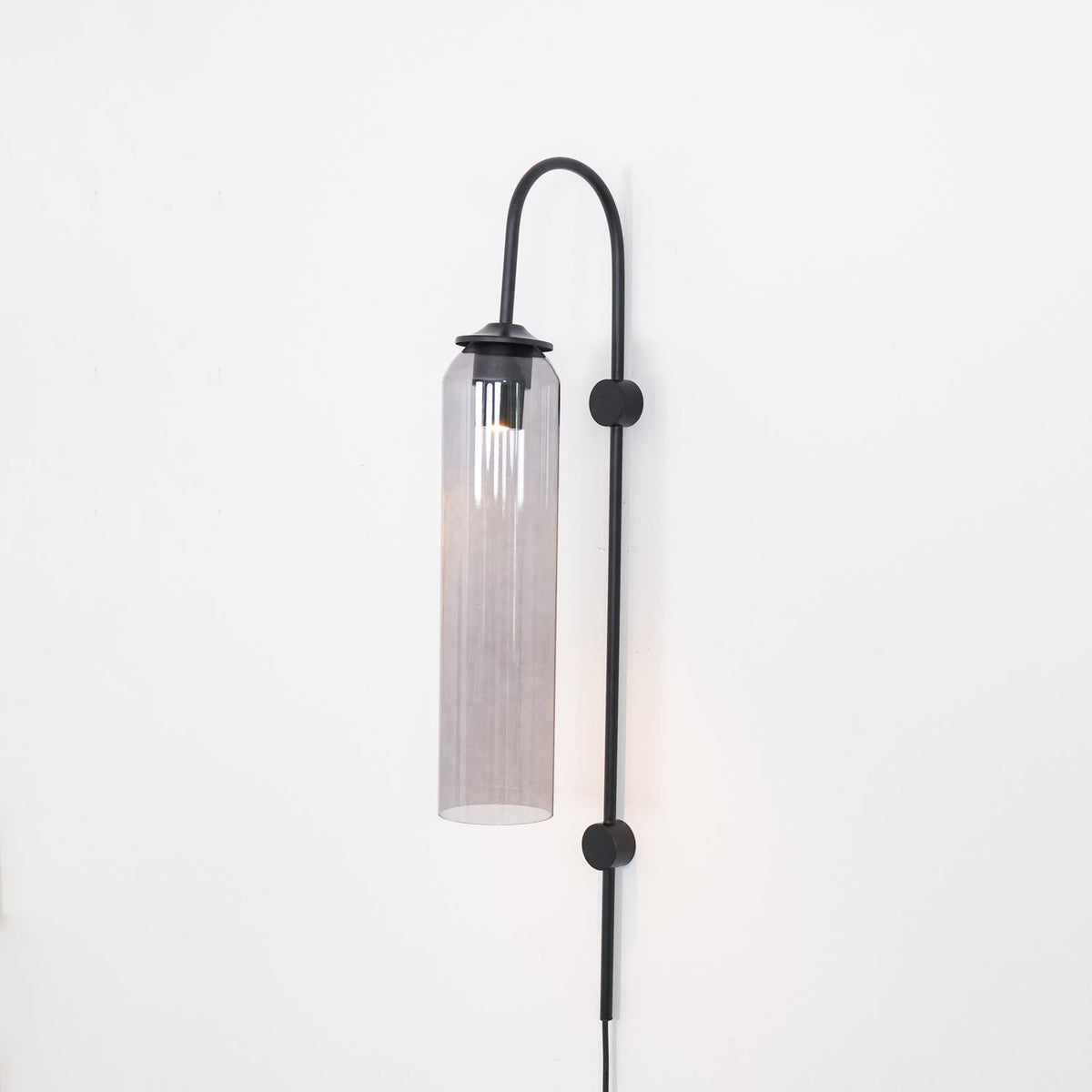 Modern Glass Plug In Wall Lamp