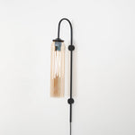 Modern Glass Plug In Wall Lamp