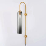 Modern Glass Plug In Wall Lamp
