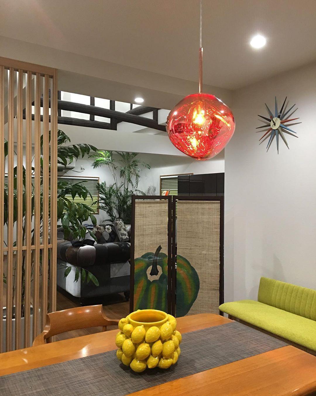 Lava Swag Pendant Light – Sculptural Molten Shade with Mirror Effect