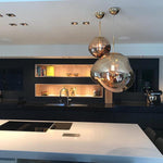 Lava Swag Pendant Light – Sculptural Molten Shade with Mirror Effect