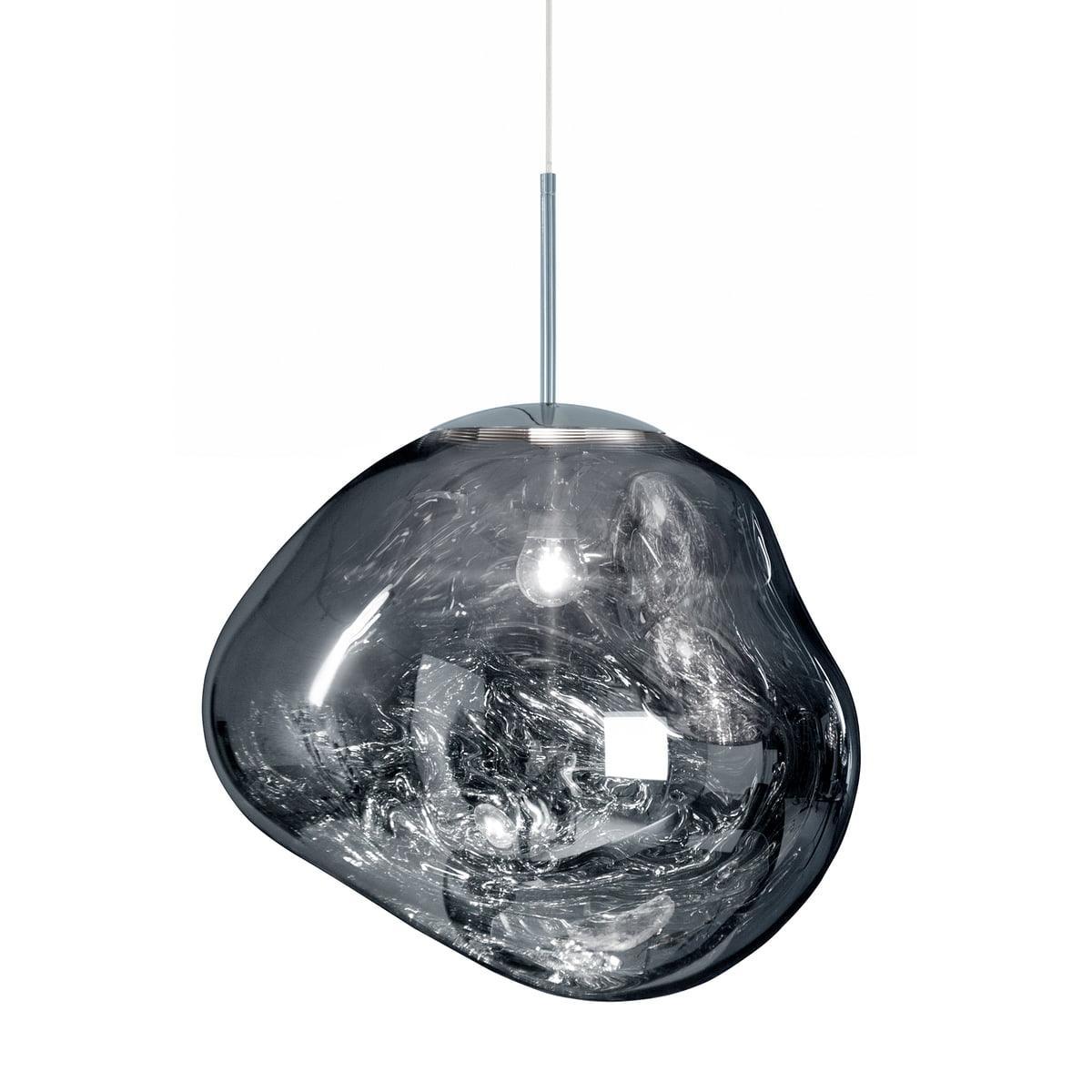 Lava Swag Pendant Light – Sculptural Molten Shade with Mirror Effect