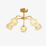 Modern Light Luxury Crystal Ceiling Lamp