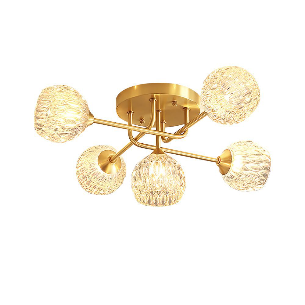 Modern Light Luxury Crystal Ceiling Lamp