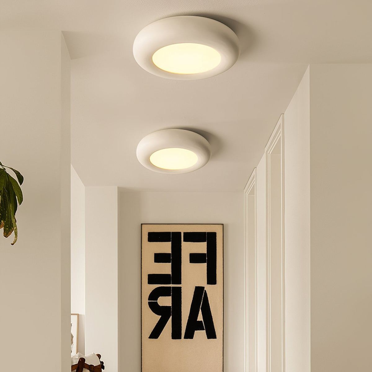 Modern Oval Ceiling Light