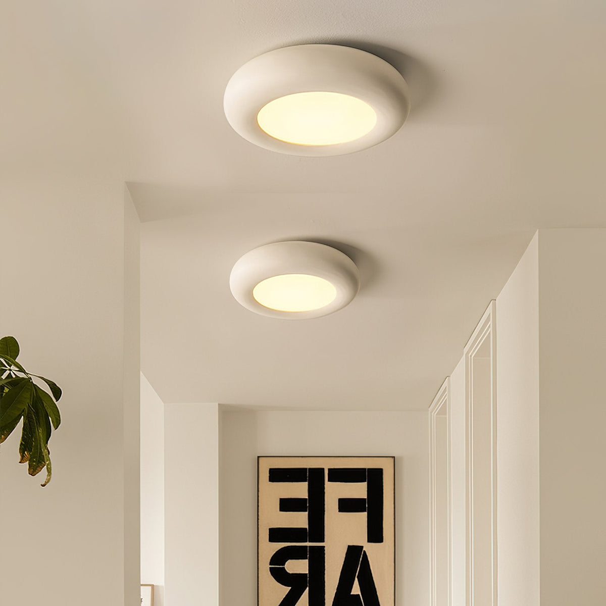 Modern Oval Ceiling Light