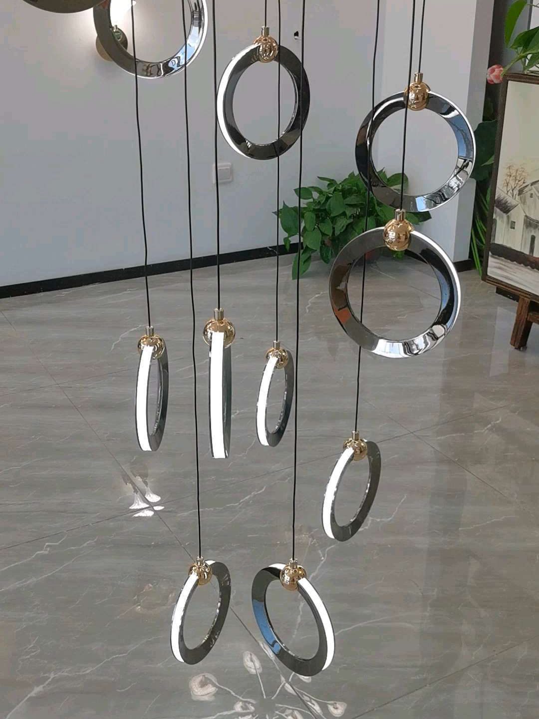 Modern Pearl Chandelier