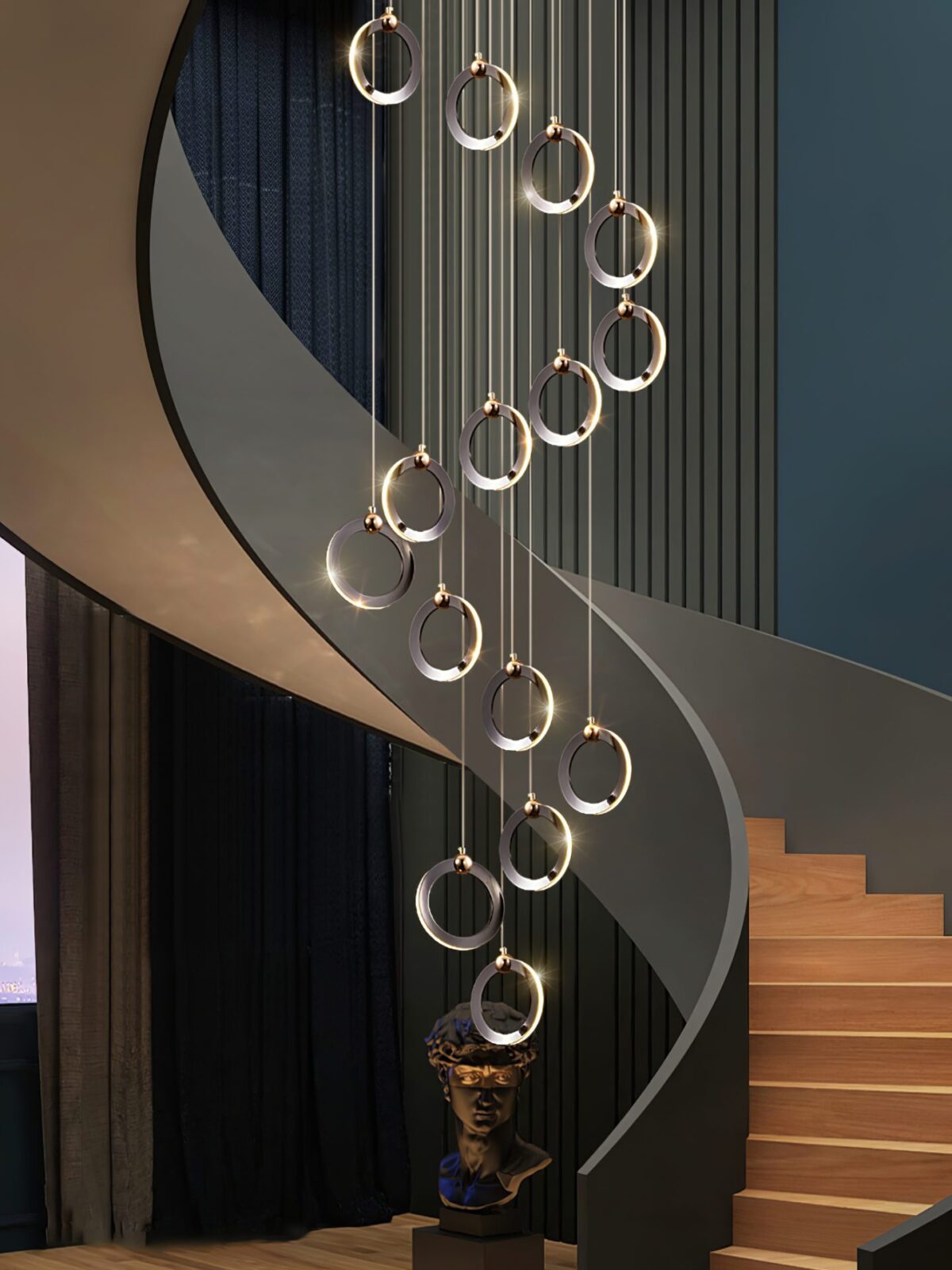 Modern Pearl Chandelier
