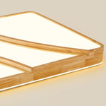 Modern Rectangular Log Ceiling Lamp