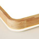 Modern Rectangular Log Ceiling Lamp