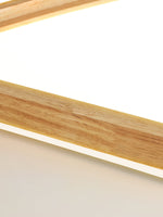 Modern Square Log Ceiling Lamp