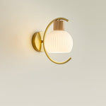 Modern Wood Grain Wall Light