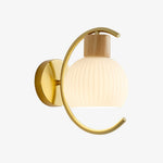 Modern Wood Grain Wall Light