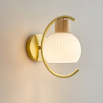 Modern Wood Grain Wall Light