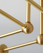 Molecular Brass Ceiling Light