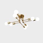 Molecular Brass Ceiling Light