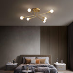 Molecular Brass Ceiling Light