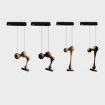 Molecule Wooden Pendant Light – Handcrafted LED Pendant for Modern Interiors
