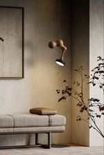 Molecule Wooden Pendant Light – Handcrafted LED Pendant for Modern Interiors