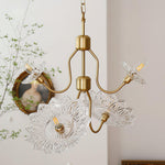 Monique Lhuillier Glass Butterfly Chandelier in Antique Copper