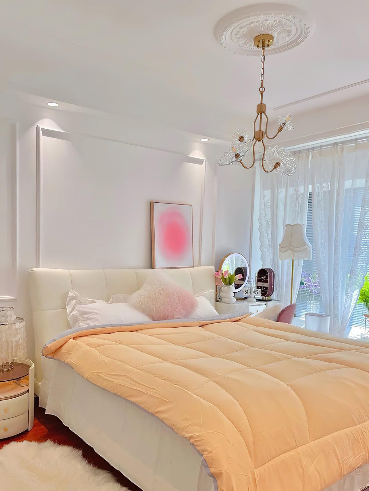 Monique Lhuillier Glass Butterfly Chandelier in Antique Copper