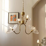Monique Lhuillier Glass Butterfly Chandelier in Antique Copper