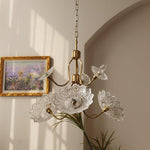 Monique Lhuillier Glass Butterfly Chandelier in Antique Copper