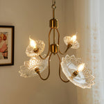 Monique Lhuillier Glass Butterfly Chandelier in Antique Copper