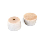 Monolith Natural Stone Cabinet Pull Handle in Marble and Travertine