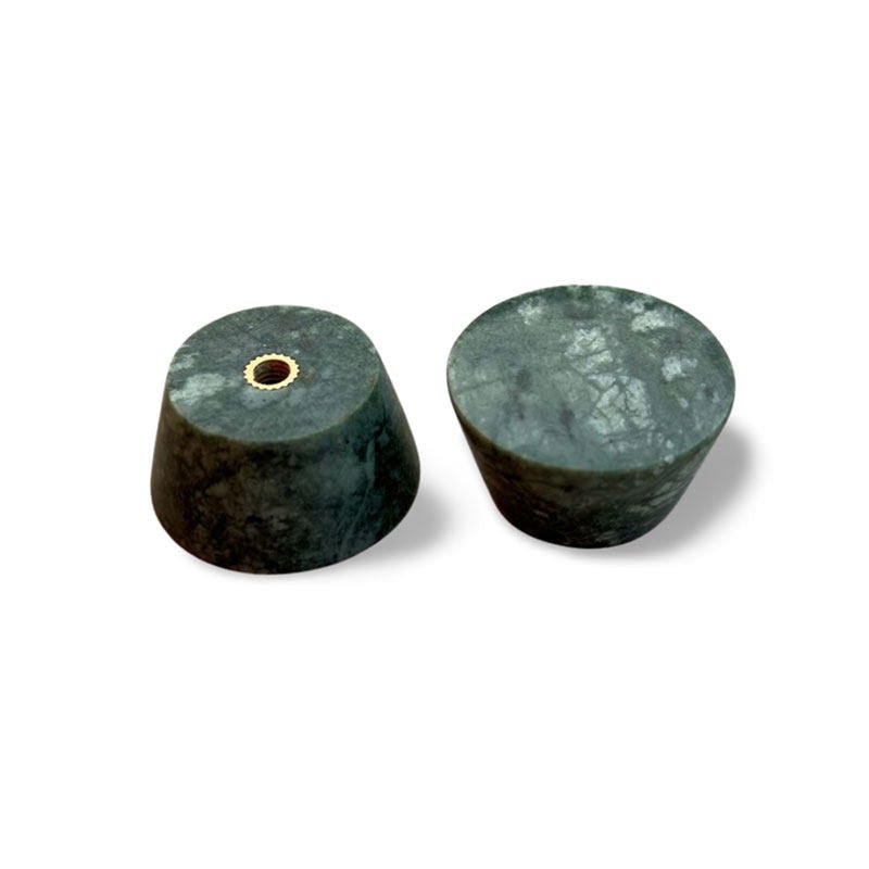 Monolith Natural Stone Cabinet Pull Handle in Marble and Travertine