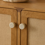Monolith Natural Stone Cabinet Pull Handle in Marble and Travertine