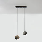 Moon Concrete Pendant Light – Modern Minimalist LED Ceiling Lamp