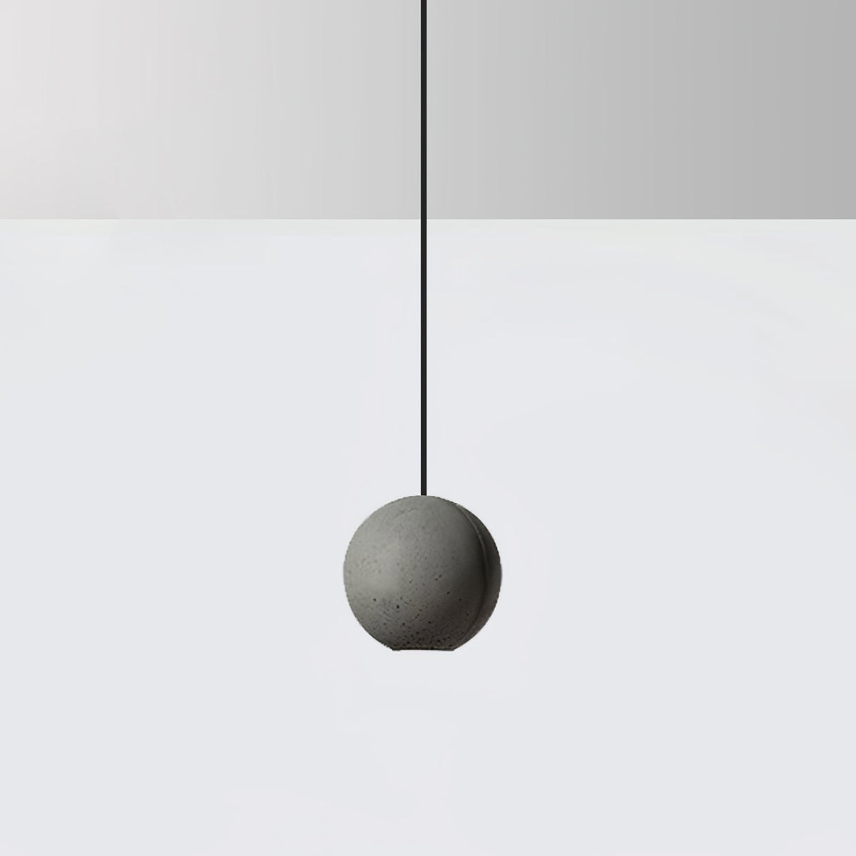 Moon Concrete Pendant Light – Modern Minimalist LED Ceiling Lamp