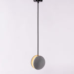 Moon Concrete Pendant Light – Modern Minimalist LED Ceiling Lamp
