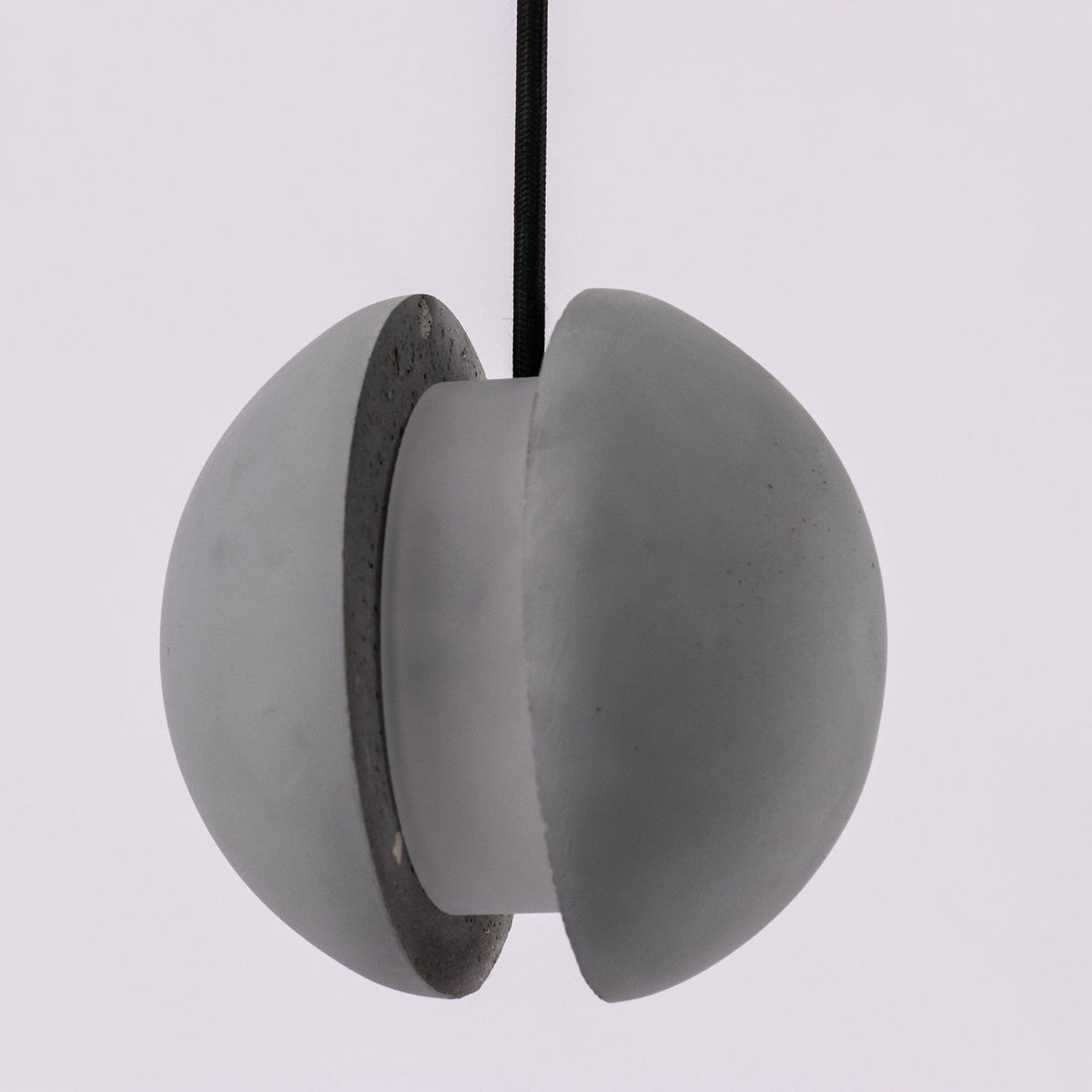 Moon Concrete Pendant Light – Modern Minimalist LED Ceiling Lamp