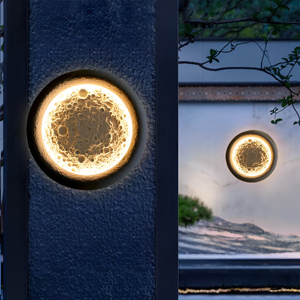 Moon Craters Design Exterior Lights Li002103