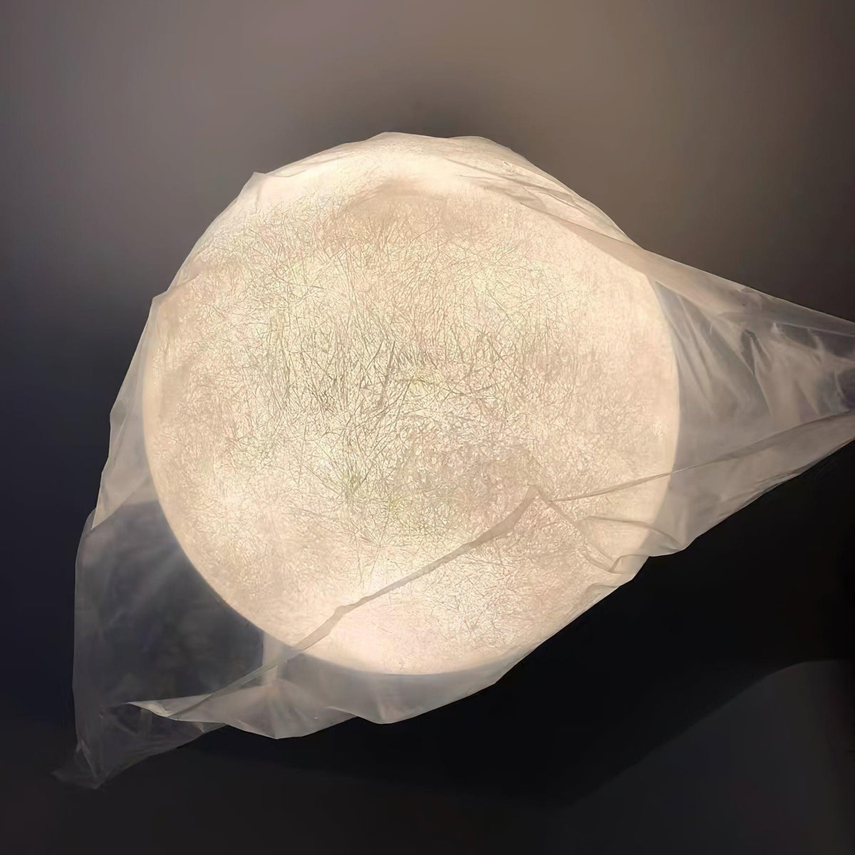 Moon Pendant Lamp – Celestial Resin Hanging Light for Modern Interiors