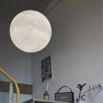 Moon Pendant Lamp – Celestial Resin Hanging Light for Modern Interiors